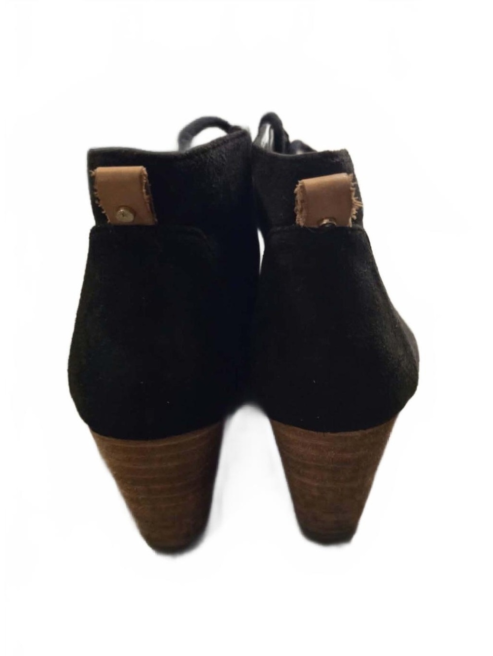 Dr. Scholl's Black Suede Wedge Ankle Boots